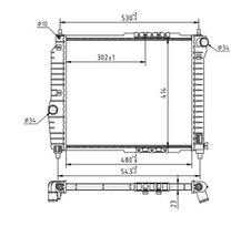 HART Variklio aušinimo radiatorius Radiator 606 412