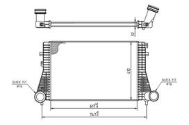 HART Tarpinis oro aušintuvas 607 412
