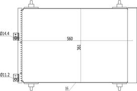 HART Oro kondicionieriaus kondensatorius 607 801