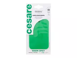 Car Air Freshener Mr&Mrs Fragrance Cesare Scented Card Warm Spicy, 1pc