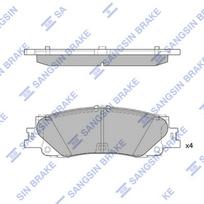Hi-Q Stabdžių kaladėlių komplektas Brake pad set SP4039