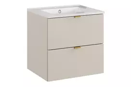 Spintelė 50 cm su įmontuojamu praustuvu „Lava“ – SET–DC 50 CM UM LAVA WH