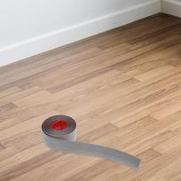 Self Adhesive Floor Transition Strip Peel Stick Threshold Edging for Carpet to Tile Doorway Floor Gap Cover Trim Grey