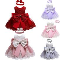 Baby Princess Mergaičių suknelė Galvos juostelė 6 spalvos Be rankovių nėriniai su gėlėmis Suknelė Vestuvių vakarėliui Vaikiški drabužiai 0-24M 0-3months pilka spalva
