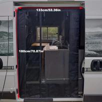 Tinklelis nuo vabzdžių uodų / musių tinklelis, skirtas Mercedes Benz Sprinter ir Ford Transit MK8 aukšto stogo furgonų priedams ruda