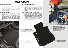 Frogum Automobilių kilimėliai HORIZON HR466111