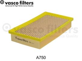 DAVID VASCO Oro filtras Air cleaner A750