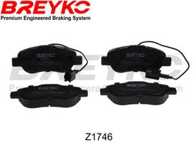 DAVID VASCO Stabdžių kaladėlių komplektas Brake pad set Z1746