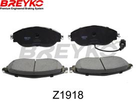 DAVID VASCO Stabdžių kaladėlių komplektas Brake pad set Z1918