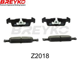 DAVID VASCO Stabdžių kaladėlių komplektas Brake pad set Z2018