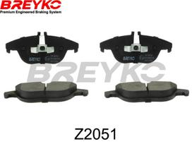 DAVID VASCO Stabdžių kaladėlių komplektas Brake pad set Z2051