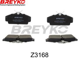 DAVID VASCO Stabdžių kaladėlių komplektas Brake pad set Z3168