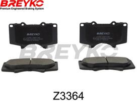 DAVID VASCO Stabdžių kaladėlių komplektas Brake pad set Z3364
