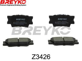 DAVID VASCO Stabdžių kaladėlių komplektas Brake pad set Z3426