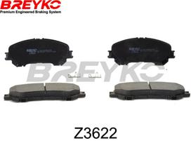 DAVID VASCO Stabdžių kaladėlių komplektas Brake pad set Z3622
