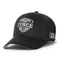 Korea  60-65cm Big Size Letter Baseball Cap for  Men Women  Sport Couple Curved Dad Cap Unisex Cricket Cap Wholesale M 54-58cm juoda balta spalva