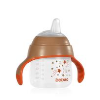 BABOO® gertuvė su silikoniniu snapeliu, Au Naturale, 6+ mėn, 150ml