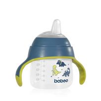 BABOO® gertuvė su silikoniniu snapeliu, Blue Haze, 6+ mėn, 150ml