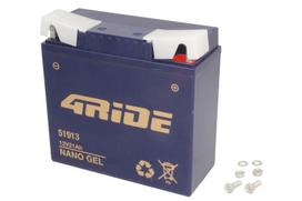 4 RIDE Akumuliatorius Starter Battery 4 RIDE 51913 4RIDE GEL 51913 4RIDE GEL