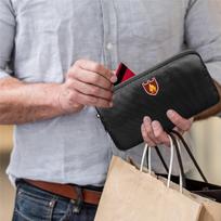 Atsparus ugniai piniginė Atsparus ugniai atsparus vandeniui Faraday krepšys Atsparus ugniai pinigų maišelis Vokas Konteineris gryniesiems pinigams, pasui, valiutai, raktams United States gray