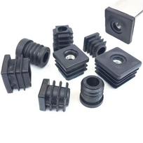 Madingi kvadratiniai vamzdžių kamštukai be M6 skylės, plastikiniai uždengimo galai, reguliuojami vamzdžių galai, namams 12x12mm