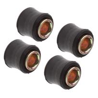 4vnt motociklo amortizatoriaus pakabos įvorė guminė įvorė 10mm 10mm juoda