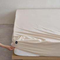 Vienspalvis ilgas susegtas medvilninis paklodė – viengubas, gryna medvilnė, dulkėms atspari čiužinio apsauga vasarai. 48x74cm Pillowcase Pair mėnulio pilkumo spalva