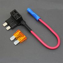 12V saugiklio laikiklis Pridedamas grandinės TAP adapteris Micro2 Mini Small Standard ATM APM Blade automatinis saugiklis su laikikliu su 10A geležtės automobilio saugikliu