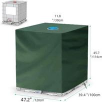 1000 litrų IBC konteineris, aliuminio folijos, vandeniui ir dulkėms atsparus dangtis, lietaus vandens bakas, Oksfordo audinio dangtis, apsaugantis nuo UV spindulių