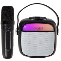 Adler Karaoke Speaker with Microphone | AD 1199B | Bluetooth | Black | Portable | Wireless Connection