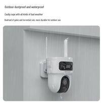 HIKVISION Q4S 10MP Dual-Lens Wireless Outdoor AI PTZ Camera CN plug (adapter included) visų spalvų naktinio matymo spalva