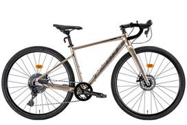 Dviratis Gravel Leon GR-80DD, 28", ruda