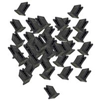 100Pcs Greenhouse Clamps Film Clips Black Garden Fixing Clip for 2mm to 5mm Steel Wire Garden Tool Accessories Shading Net Clips juoda