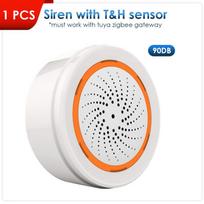NEO Tuya ZigBee 3 viename garso ir šviesos jutiklis, įmontuotas 90 dB sirenos signalas, išmanaus namų aliarmo jutiklis, nuotolinis valdymas per SmartLife programėlę, reikalingas šliuzas