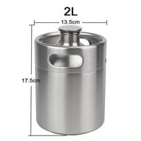 2L/3.6L/5L/8L mini statinės nerūdijančio plieno alaus augintuvas nešiojamas alaus butelis namų alaus gamybos baro priedų įrankis