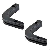 1 Pair Barbell Support Rack Dumbbell Organizer Wall Mounted Space Saving Holder Weight juoda