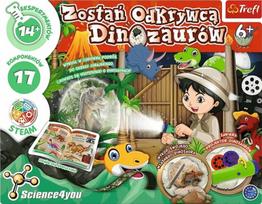 Mokslinis rinkinys "atrask dinozaurus" su 14 eksperimentų