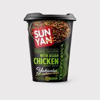 Greitai paruošiami makaronai SUN YAN Kimchi skonio, indelyje, 85g