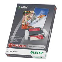 Laminavimo vokeliai Leitz, A4, 216x303 mm, 175 mik., UDT, blizgūs, 100 vnt.