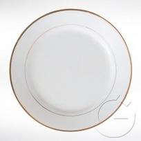 Lėkštė auksiniu kraštu su laikikliu 20cm| 811201