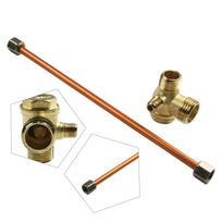 Air Compressor Check Valves Male Thread G1/8 Zinc Alloy Connector Accessories 3-Port Exhaust Tube 20/16/10mm Pneumatic Parts China Mainland