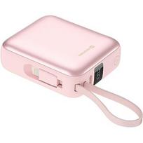 Swissten SPACE Power Bank Universal External Battery USB-C / Lightning / 10000 mAh Pink 22013985