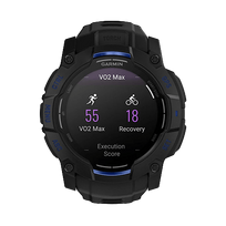 Garmin Instinct 3 Amoled 50 mm išmanusis laikrodis Blue Blue (Black/Bolt Blue)
