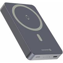 Swissten FUSION Power Bank Universal External Battery MagSafe / Apple Watch / 10000 mAh Silver 22013983
