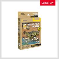 CUBICFUN NG 3D dėlionė „Krokodilas“