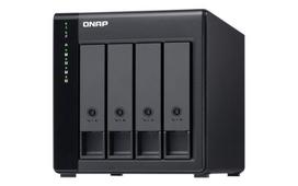 QNAP TL-D400S saugojimo diskų korpusas HDD / SSD aptvaras Juoda, Pilka 2.5/3.5"