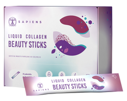 SAPIENS Liquid Collagen Beauty paketėliai, 21 vnt.