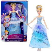 Disney Princess lėlė Pelenė su šviečiančia suknele ir magiška burtų lazdele, JBF94