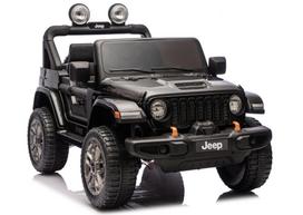 Jeep Rubicon 4×4 DK‑JWR556 – 24V, 4×200W, juodas elektromobilis vaikams
