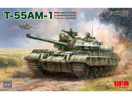 Rye Field Model - T-55AM-1 Main Battle Tank w/ workable tracks, 1/35, RFM-5147